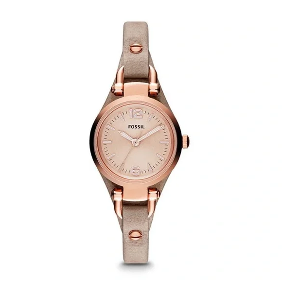 FOSSIL　ジョージア　ピンクゴールド Fossil | Accessories | Fossil Georgia Rose Gold Watch | Poshmark